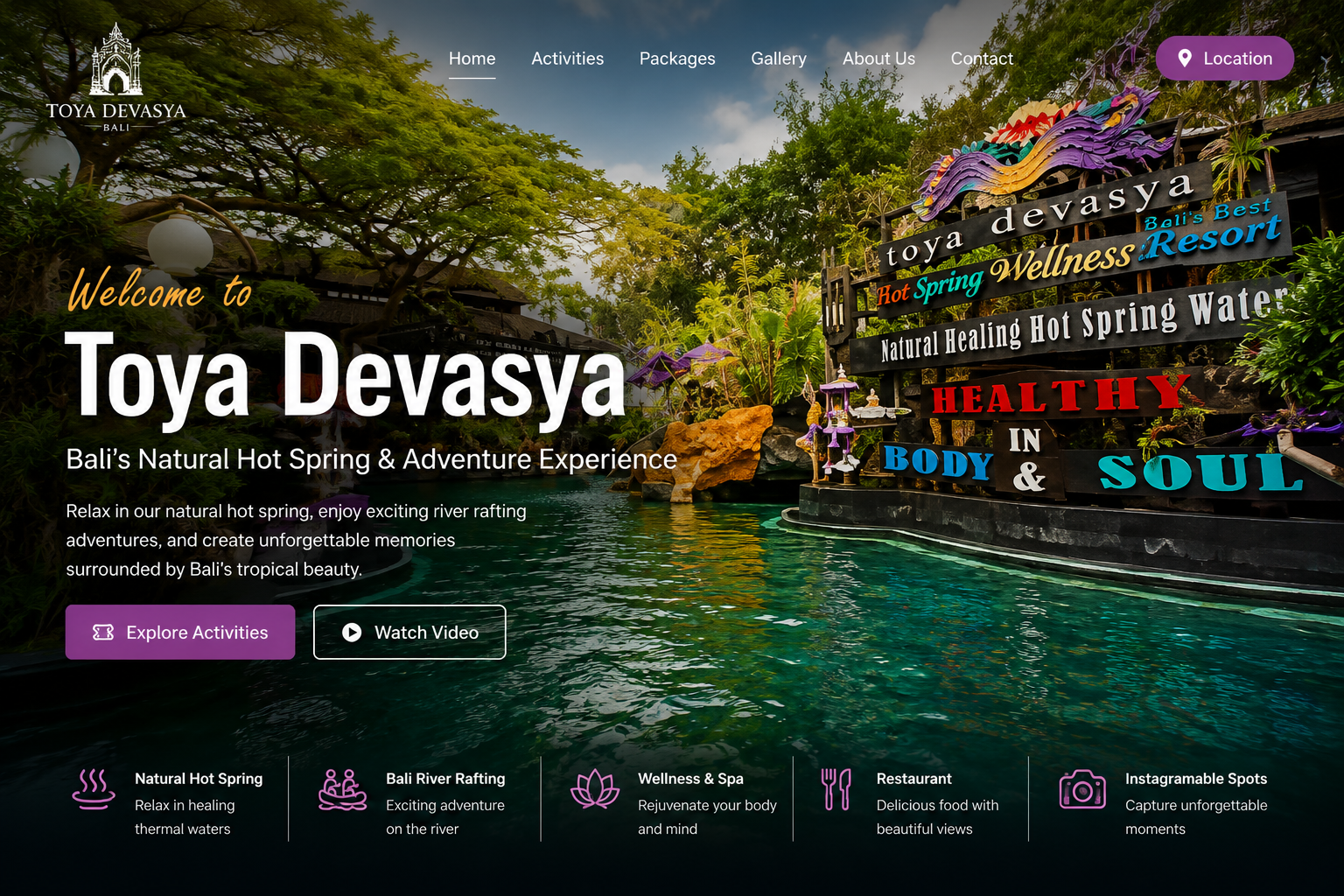 Toya Devasya, Bali