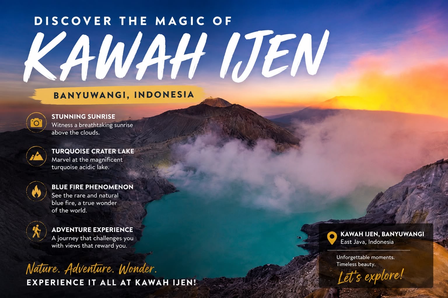 Mount Ijen Blue Fire, Bali